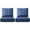 Blue, variant on Bellefurn Outdoor Seat Cushions 24 X 24 X 6 inch for Patio Furniture,Outdoor Chair Cushions Outdoor Deep Seat Cushion with Water Resistant & Removable Cover Patio Cushions for Wicker Chair,Sofa,Couch