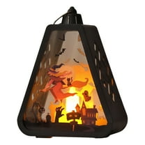 chaungfeng Halloween Decorations and Props, Halloween Hand-pumpkin Lantern Pendant,for Outdoor Indoor Garden Yard Porch Home Party Deco,4"x2"x5"