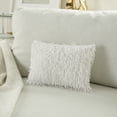 thumbnail image 4 of Nourison Luminescence Beaded Tassels White 10" X 14" Throw Pillow, 4 of 6