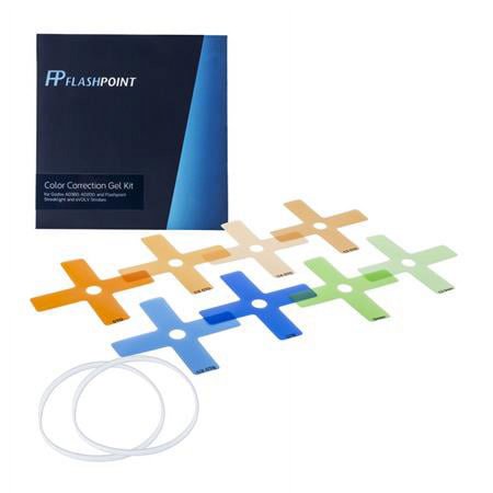UPC: 0192223081109 | Color Correction Gel Kit for Flashpoint Streaklight  eVOLV and Godox AD360  AD200 Strobes