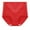 Red, variant on Elabch Womens Cotton Brief Underwear 100% Cotton Underwear High Waisted Briefs Soft Stretch Full Coverage Panties for Women L-XXL