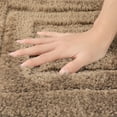 thumbnail image 3 of Unique Bargains Soft Absorbent Rug Non-Slip Plush Bath Mat for Bathroom Floor Brown 20"x32", 3 of 7