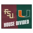 thumbnail image 2 of House Divided Mat - House Divided House Divided - Florida State / Miami 33.75"x42.5", 2 of 2