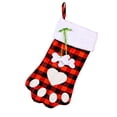 thumbnail image 1 of A Cuadros Para Mascotas, Medias Con Garras Para Perros, Bolsa De Regalo De Dulces De Navidad, Decoración De Chimenea Para Fiesta De Navidad, Adornos Para Árboles De Navidad Speravity HA044551-02, 1 of 6