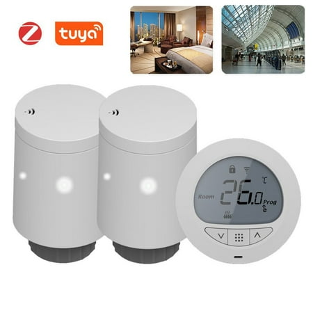 Ruibeauty Thermostat Radiator Valves Smart Wireless Thermostat ...