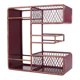 thumbnail image 4 of Tooarts Letter-E Wine Rack Estante de vino decorativo de mesa Decoración del hogar Tooarts escultura de hierro, 4 of 6