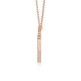thumbnail image 5 of Natural Citrine Mother-Foot Shape Pendant Necklaces for Women in 18K Rose Gold Vermeil,November Birthstone Jewelry Gifts for Her Birthday,Anniversary,Mothers Day,Christmas,Graduation,Valentines, 5 of 7