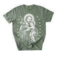 thumbnail image 2 of Saint Joseph Catholic T-Shirt, St. Joseph and Child Jesus Faith Graphic Tee, 2 of 4