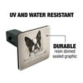 thumbnail image 2 of Boston Terrier Dog Breed Tow Trailer Hitch Cover Plug Insert, 2 of 7