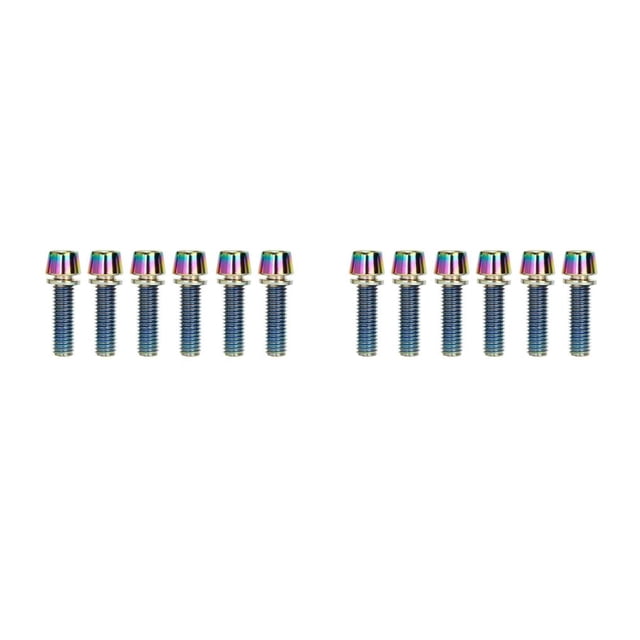 Tornillos para vástago de bicicleta Soidarity 6 piezas Acero inoxidable accesorios M5 M6