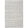 thumbnail image 2 of SAFAVIEH Global Wasif Striped Indoor/Outdoor Area Rug, Grey/Ivory, 6'7" x 6'7" Square, 2 of 6