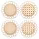 thumbnail image 1 of Rattan Placemat Cup Holder Vintage Drink Home Table Decoración, 1 of 2
