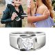 thumbnail image 2 of Los hombres de plata anillos de promesa delicado diseño nudo conjunto anillo de moda de luz de alta calidad del anillo, 2 of 6