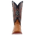 thumbnail image 5 of Ferrini Quill Ostrich Square Toe   Womens  Western Cowboy Boots   Mid Calf Low Heel 1-2" - Brown, 5 of 7