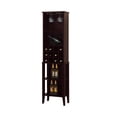 thumbnail image 2 of Benzara Well Designed Elegant Wine Bar With Wine Racks, Brown, 2 of 7