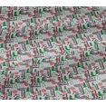 thumbnail image 5 of oneOone Viscose Jersey White Fabric Merry Christmas Quilting Supplies Print Sewing Fabric By The Yard 60 Inch Wide-FCK, 5 of 5