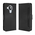 thumbnail image 1 of Case for Nokia 7.3 Cover Adjustable Detachable Card Holder Magnetic closure Leather Wallet Case - Black, 1 of 5