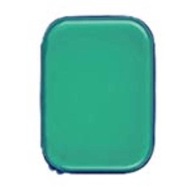 Hard Sided Clear Pencil Case Up & Up Collection (Blue)