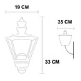 thumbnail image 4 of Lámpara De Pared Luz Ideal, Farol 4 Lados Blanco., 4 of 4