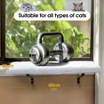 thumbnail image 3 of TOPMART Cat Window Seat Perch for Cat Window Sill Indoor & Plush Cover,Grey, 3 of 7