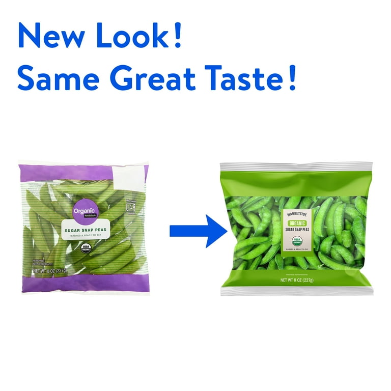 Marketside Organic Fresh Sugar Snap Peas, 8 oz - Walmart.com