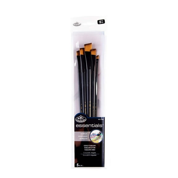 RSET-4308 | Essentials™ 5pc Gold Taklon Variety Brush Set 4308