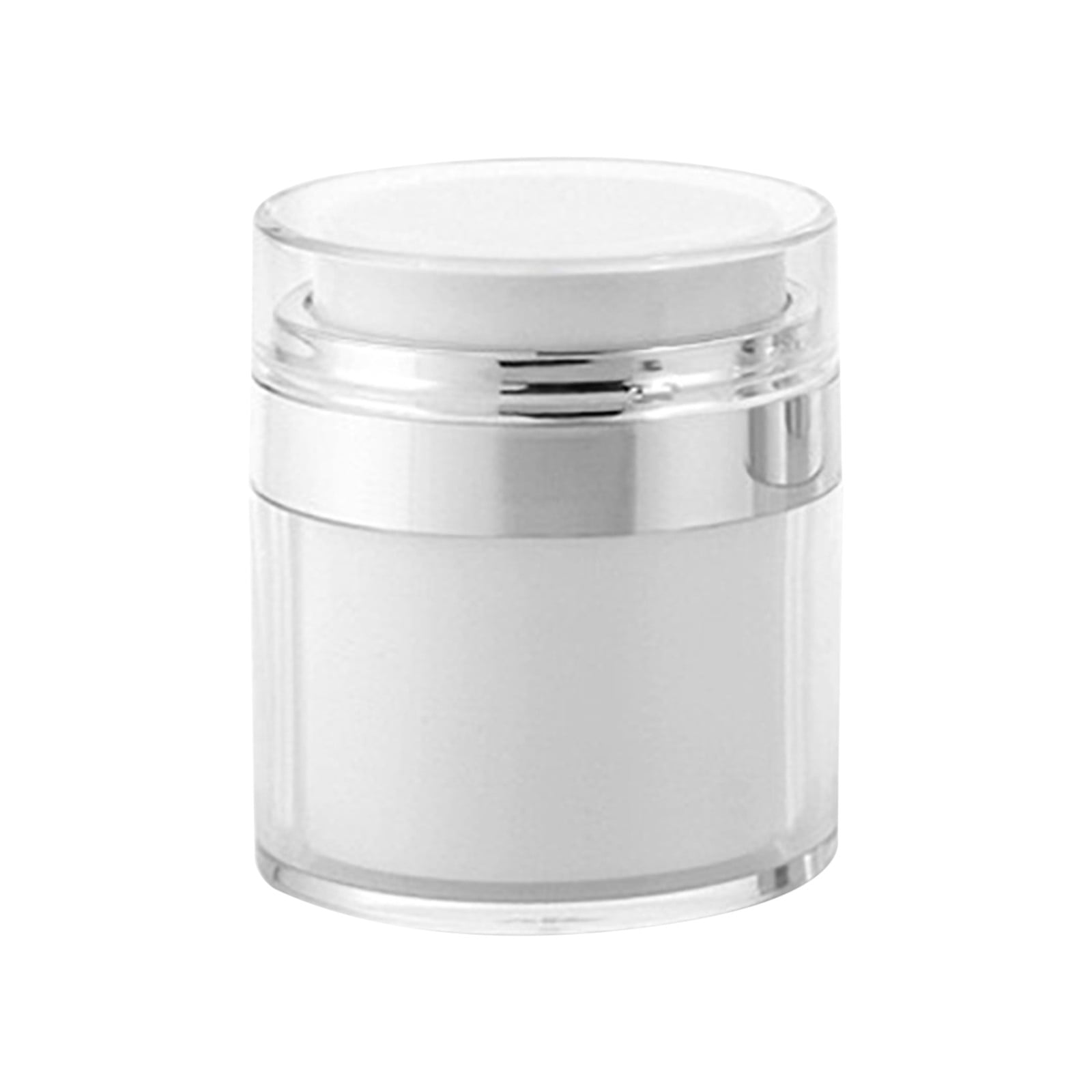 Airless Pump Jars,Empty Acrylic Makeup Cosmetic Jar Containers with
