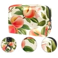 thumbnail image 2 of Peach PVC Cosmetic Bag Waterproof Makeup Organizer Travel Zipper Pouch Hiking Baby Toiletry Lightweight Printed Design Large Capacity for Ladies Girls, 2 of 6