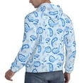 thumbnail image 6 of Lsque Winter Paisley Pattern Pattern Casual Men's Hoodie,Hooded Sweatshirt with Kangaroo Pocket,Pullover Hoodie-Large, 6 of 7