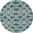 thumbnail image 5 of Art Carpet 841864100945 2 x 8 ft. Highline Collection Ogee Trellis Woven Area Rug, Aqua, 5 of 5