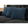 thumbnail image 5 of Ambesonne Abstract Throw Pillow Cover 4 Pack, British Tartan Style, 24", Blue Black White, 5 of 5