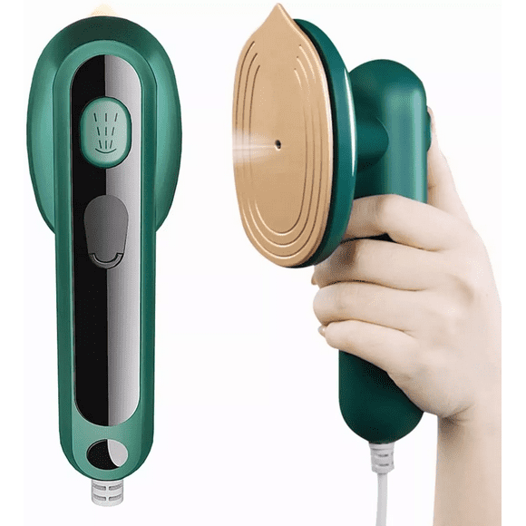 Mini Plancha Vapor De Mano Portátil Verde
