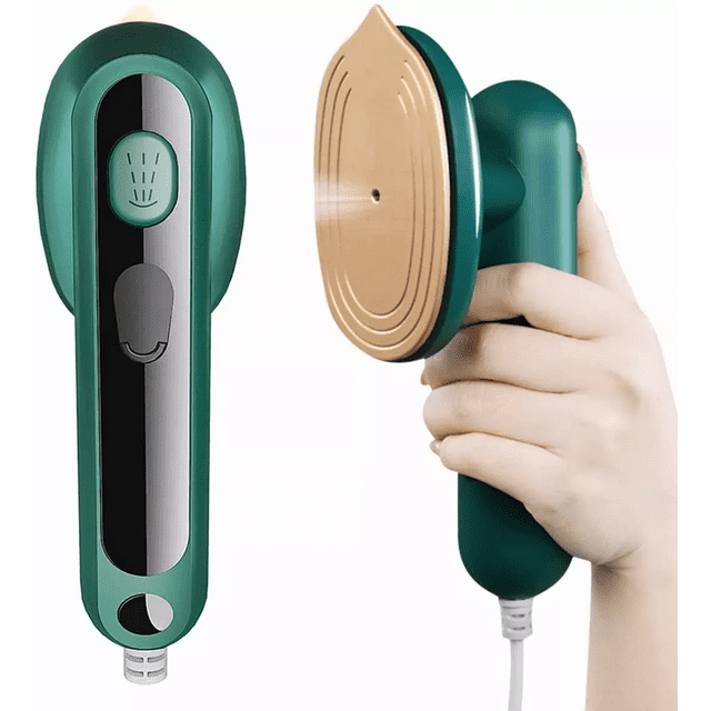Mini Plancha Vapor De Mano Portátil Verde