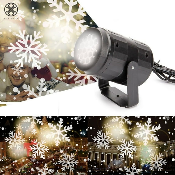 Luxtrada Snowflake Projector LED Christmas Holiday Lighting
