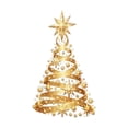 thumbnail image 2 of Miwamany Christmas Window Clings, Golden Ribbon Star Christmas Tree Decals, Reusable Static Cling Stickers for Glass Door Window, Christmas Decorations Indoor, 17.7 Inch, 2 of 7