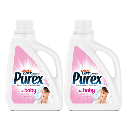 (2 pack) Purex Liquid Laundry Detergent, Baby, 75 Fluid Ounces, 50 (Best Baby Detergent For Newborns)