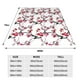 thumbnail image 3 of Balery Cherry Blossoms Manta de Felpa Suave y Acogedora – Cobija de Franela Aterciopelada para Cama, Lavable y Cálida para Sofá, Mascotas, Transpirable-80"x60", 3 of 7