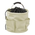 thumbnail image 3 of Cesta de picnic plegable de tela Oxford con bolsillos, organizador de herramientas, bolsa de herramientas de jardín para parques temáticos, camping y Gris albaricoque, 3 of 8