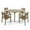 Gray, variant on GDF Studio Harmony Outdoor Acacia Wood 5 Piece Dining Set, Teak