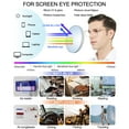 thumbnail image 4 of MARE AZZURO Photochromic Bifocal Reading Glasses Men Blue Light Blocking Readers Sunglasses 1.0 1.5 2.0 2.5 3.0 3.5 4.0 (Transparent, 4.00) with Polycarbonate Lens, 4 of 6