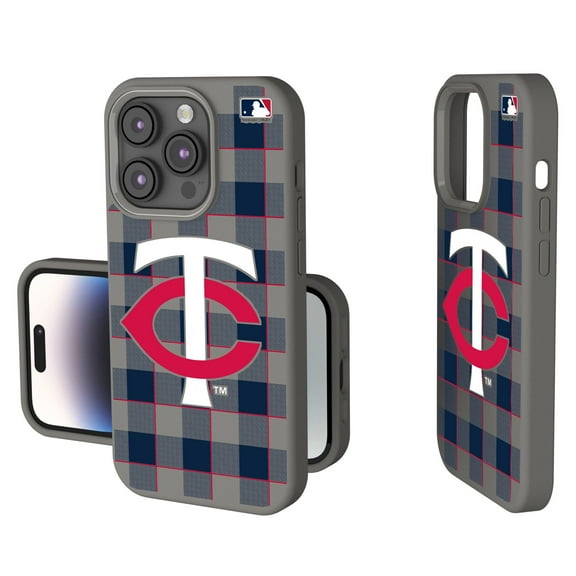 Keyscaper Minnesota Twins Plaid Soft Touch iPhone Case