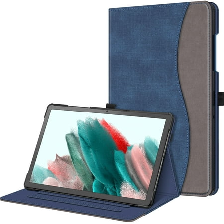 Fintie Case for Samsung Galaxy Tab A9+ / Tab A9 Plus 11 inch 2023 Model (SM-X210/X216/X218), Multi-Angle Viewing Smart Stand Back Cover with Pocket Auto Wake/Sleep, Denim Indigo