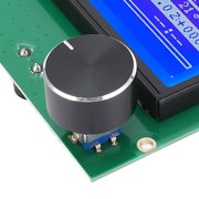 3D Printer LCD Display Screen 12864 Blue Control Panel with Ribbon Cable for 3S 3X 3D Printer Easy Installation