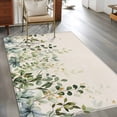 thumbnail image 4 of Area Rug 48×72in, Sage Green Eucalyptus Berry Floor Carpet Living Room Rug, Country Foliage Retro Linen Non-Slip Welcome Mat Indoor Rugs for Bedroom Dining Room, 4 of 9