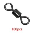 thumbnail image 1 of Shengyu 100pcs Fishing Rolling Swivel Connector Barrel Bearing Solid Ring Sea Fishing Tackle Accessory Tool, 1 of 1