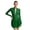 Dark Green, variant on Eandarui Adult Women Rhinestones Figure Ice Skating Dance Costume Ballet Gymnastics Leotard Dress Blue XL