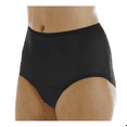 thumbnail image 3 of 1-Pack Women's Nylon Incontinence Panties Black Medium (Fits Hip 38-40"), 3 of 12