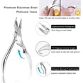thumbnail image 2 of tijeras especiales para uñas JAMW kit de pedicura profesional acero inoxidable Sencillez, 2 of 5