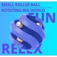 thumbnail image 4 of Creative Stress Relief Spinners for Kids Adults, Pinball Track Magic Cube - Blue, 4 of 8