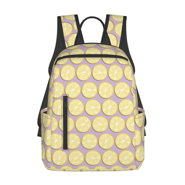 Balery Yellow Lemon Slices Mochila ligera para hombre y mujer: duradera e impermeable, ideal para la escuela, el trabajo, viajes y uso diario.